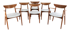 Chairs by Harry Østergaard for Randers Møbelfabrik, 1960s, Set of 6