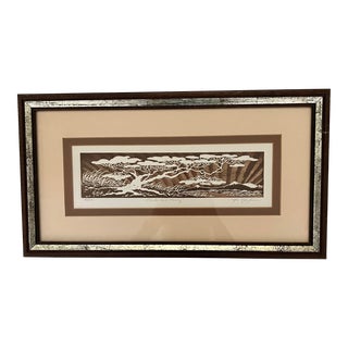 Mid Century Al Kaufman Meadow Land Morning Limited Edition Signed/Numbered Print For Sale