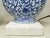 Ceramic Pair of Chinese Blue and White Porcelain Moon Flask Shaped Lamps For Sale - Image 7 of 15