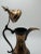 Mid 20th Century Vintage Egyptian Revival Black Enamel Dallah Ewer – Figural Brass, Mediterranean Bar Decor For Sale - Image 5 of 8