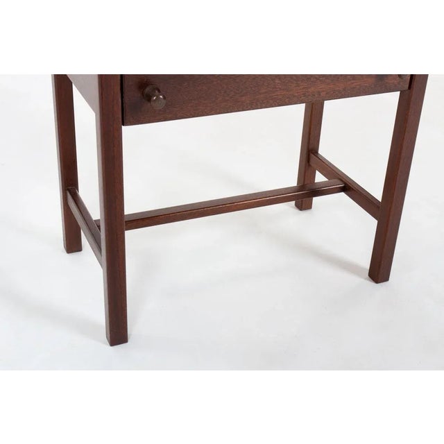 Wood French Mahogany Bedside Tables by Jacques Hauville for Roche Bobois, 1950s, Set of 2 For Sale - Image 7 of 10