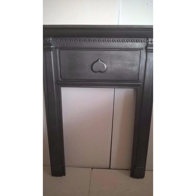 Edwardian Arts and Crafts Cast Iron Fireplace Surround, 1908 For Sale - Image 10 of 13