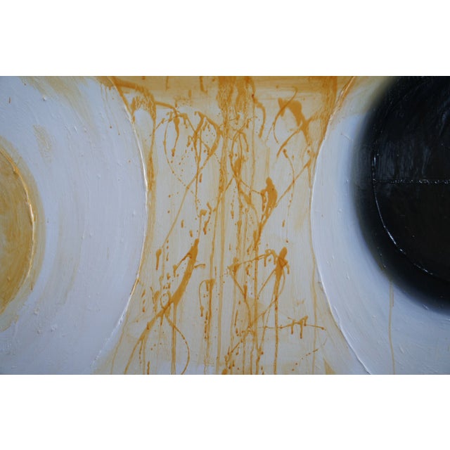 "Joey a Mechanical Boy (Black Mickey)" Abstract Oil Painting on Linen by Matthew Weinstein For Sale - Image 6 of 10