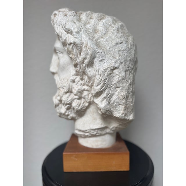 Mediterranean Vintage Classical Male Head Sculpture by Austin Productions For Sale - Image 3 of 8