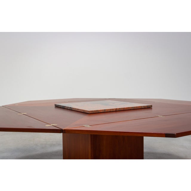Modern Circular Dining Table by Bob Van den Berghe for Van den Berghe Pauvers, 1976 For Sale - Image 3 of 11
