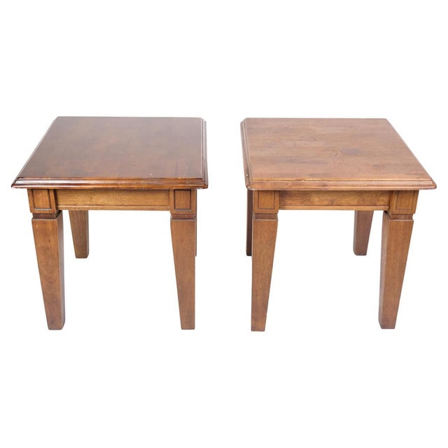 Side Tables in Polished Wood, 1970s, Set of 2 For Sale - Image 12 of 12