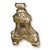 Antique Italian 18 Century Gilt Wood and Mirows Candlestick - A Pair For Sale - Image 4 of 4