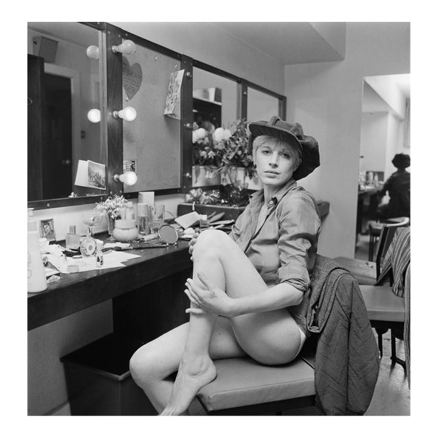 Backstage Faithfull, Silver Gelatin Fibre Print, 1974 For Sale
