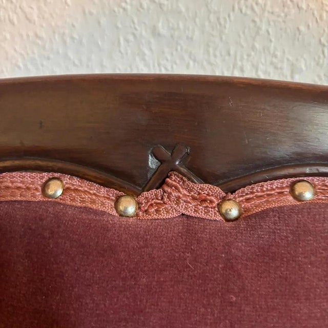 Antique English Armchairs, 1800s, Set of 2 For Sale - Image 4 of 16