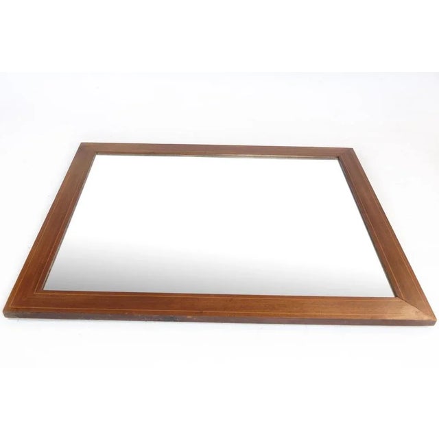 Marquetry Mahogany Mirror, 1910s For Sale - Image 9 of 11