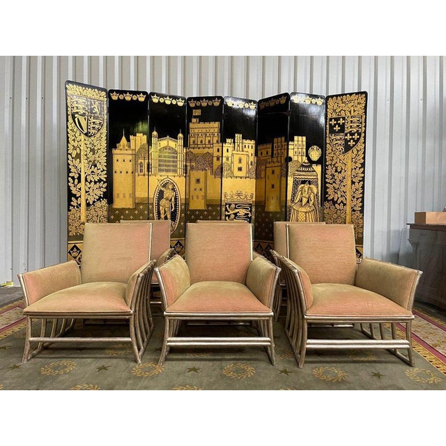 Period: 20th century Style: Modern Art Condition: Bon état Material: Other Width: 70Height: 80Depth: 55 "Suite Of 6...