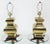 Modern 1980s Modern Polished Brass Table Lamps - a Pair For Sale - Image 3 of 10