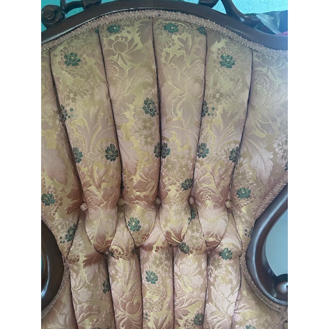 19th Century Rococo Revival Carved Armchair – Attributed to John Henry Belter For Sale In Naples, FL - Image 6 of 7