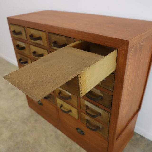 Vintage Industrial Multi-Drawer For Sale - Image 17 of 17