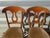 Wooden Chairs with Golden Velvet Top, 1980s, Set of 4 For Sale - Image 9 of 18