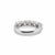 Platinum Diamond Band, Size 6.5 For Sale - Image 4 of 4