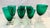 Seneca Handblown Crystal "903 Green" Glassware Set of 9 For Sale In Palm Springs - Image 6 of 6