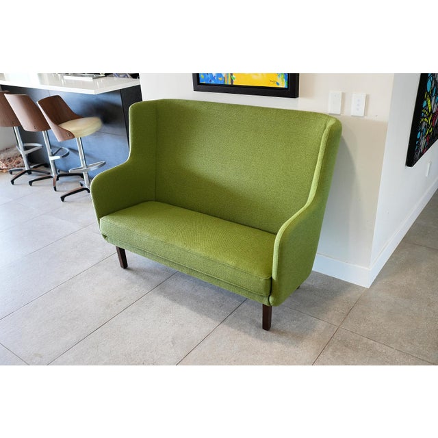 Knoll Nos Knoll Rockwell Unscripted High-Back Settee by David Rockwell – Leaf Upholstery For Sale - Image 4 of 15