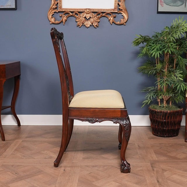 Standard Chippendale Chairs- Set of 10 For Sale - Image 13 of 14