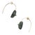 Metal Labradorite Turquoise Drop Earrings, Pair For Sale - Image 7 of 8