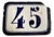 Antique Italian Ceramic House Number For Sale