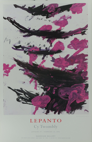 Naumackia Poster after Cy Twombly