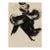 Vintage French Fashion Art Print – Black Art Deco Illustration, 36" X 48" For Sale
