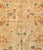 Late 20th Century Beige Ivory Green Rust Room Size Rug Persian Sultanabad Design For Sale - Image 4 of 5