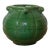 1960s French Green Ceramic Vase For Sale