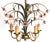 Banci Firenze Chandelier in Gold Patinated Metal, 1970s, in Very Good conditions. Designed 1970 to 1979 I have official...