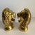 1970s Vintage 1970s Brass Lion Head Bookends a Pair For Sale - Image 5 of 10