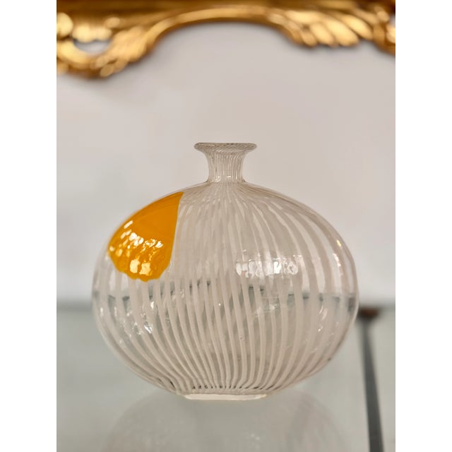 Murano Filigrana “Pillow” Vase, c. 1950–60 attributed to Dino Martens (Aureliano Toso) Beautiful mid-century modern...