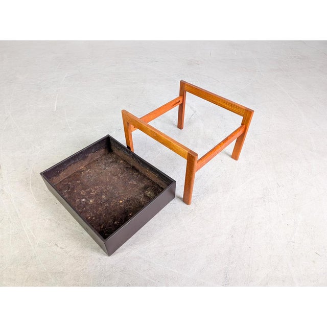 Wood Mid-Century Teak Planter with Stand For Sale - Image 7 of 8