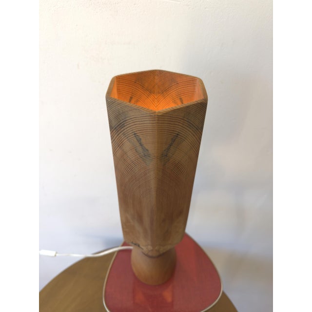 Wooden Table Lamp by Leif Wikner for Persåsen For Sale - Image 11 of 15