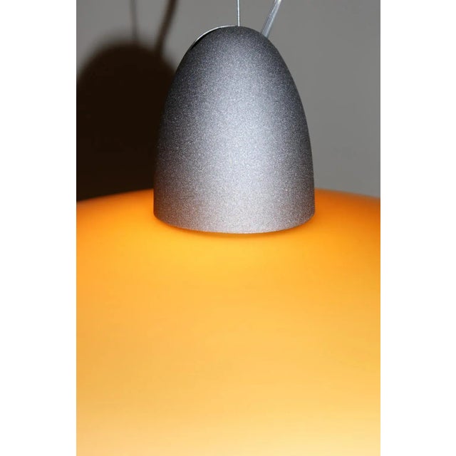 Atollo 36 Carlo Nason Murano Pendant Lamp Amber For Sale - Image 11 of 12