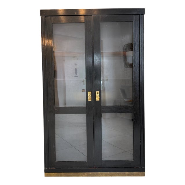 Vintage Art Nouveau Display Cabinet, 1920s For Sale