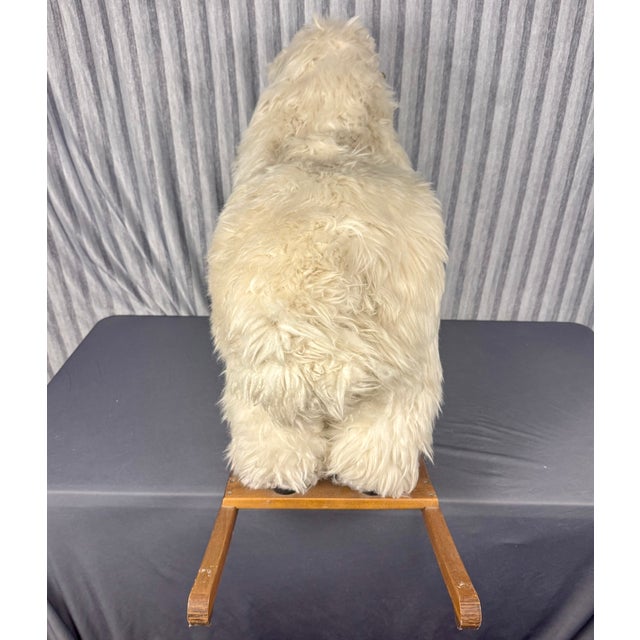 White Mid-Century Style Child's Rocking Sheep #1 For Sale - Image 8 of 10
