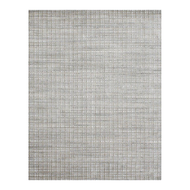 2020s Hand Knotted Modern Wool Rug. 8'00" X 10'00" For Sale
