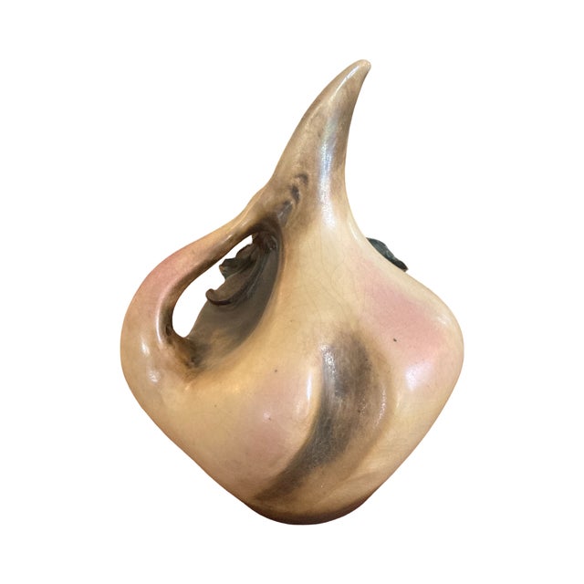 Art Nouveau Antique Amphora RStK Art Nouveau Austrian Pottery Vase c.1900 For Sale - Image 3 of 7
