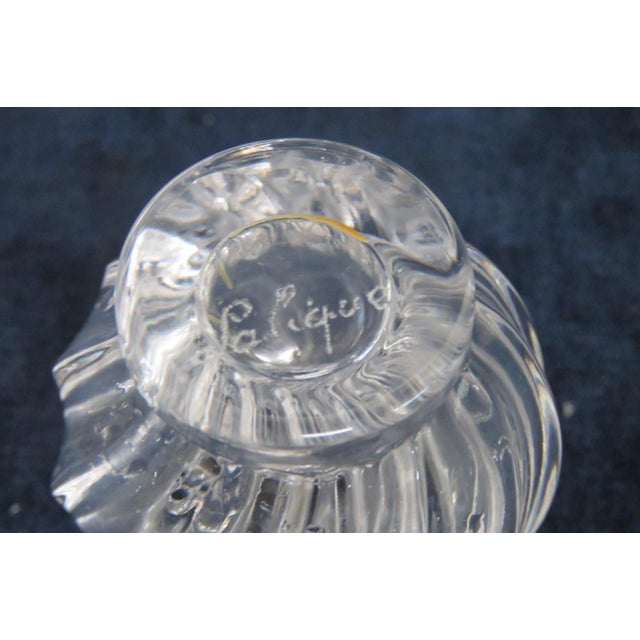 Lalique Nina Ricci L Air Du Temps Empty Perfume Bottle Love Birds Stopper 5195b For Sale - Image 13 of 14