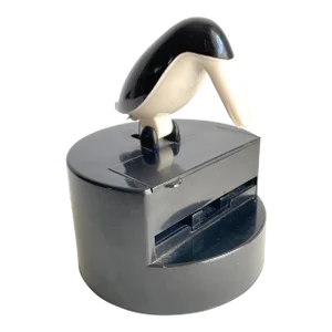 Art Deco Style Bird Toothpick Dispenser Willie Woodpicker Woodpecker Penguin Novelty Toothpick Holder