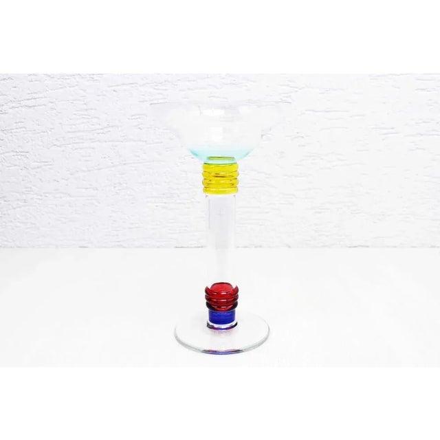 Vase candle holder by Leonardo 1990 Beautiful quality glass production, this candle holder or vase transports us to the...