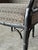 Vintage Black Lacquered Faux Bamboo Barrel-Back Armchair For Sale - Image 16 of 18