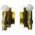 Angelo Brotto Esperia 1960 Italian Mid Century Wall Lights - A Pair For Sale