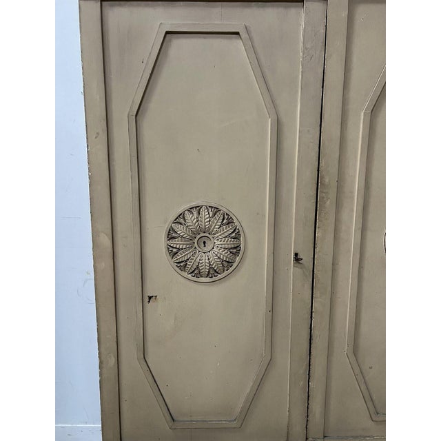Doors with Molded Panels, 1800s, Set of 2 For Sale - Image 6 of 16
