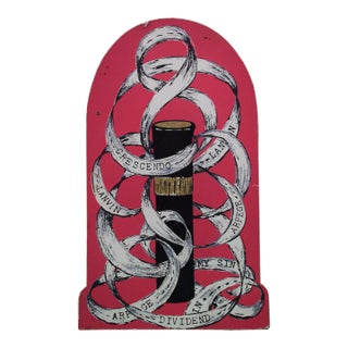Lanvin Paris Arpege/ Crescendo/ Dividend/ My Sin Perfume Advert Sign For Sale