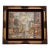 Signed European Street Scene Original Oil Painting in Ornate Gilt Frame For Sale
