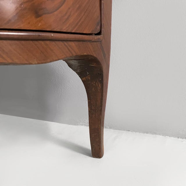 Vintage English Corner Cabinet in Inlaid Wood, 1940s For Sale - Image 17 of 18