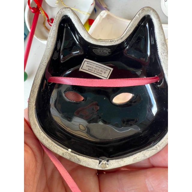 Vintage Mardi Gras Style Face Mask Wall Art Collection of 37 For Sale - Image 10 of 12