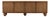 Caprina Modern Ball Leg Sideboard Credenza For Sale